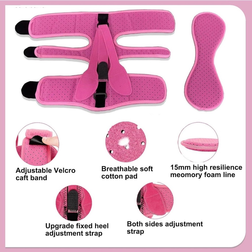 Pink Women’s Plantar Fasciitis Night Splint - Picture 4 of 6